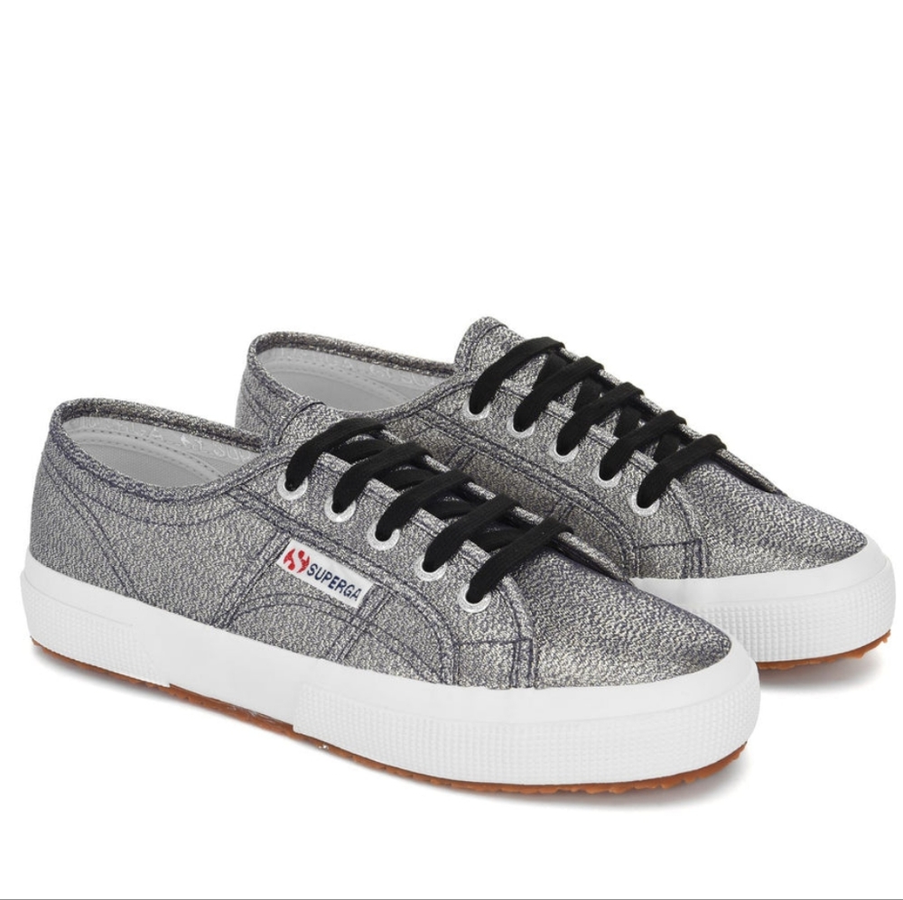 《 Superga 》 Metallic Lamé Sneakers
